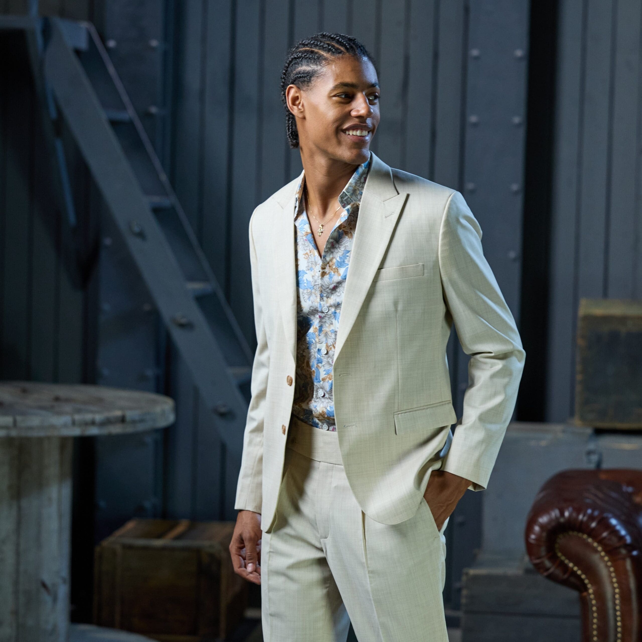 Leinen Anzug im Boho Chic von Collin Suiting